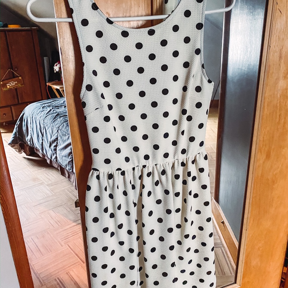 Polka dot boutique dress
